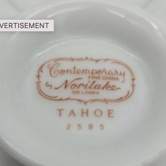 NORITAKE TAHOE 2585 Cup & Saucer Set of 3 with 1 sugar pot - Excellent Condition - Picture 5 of 9
